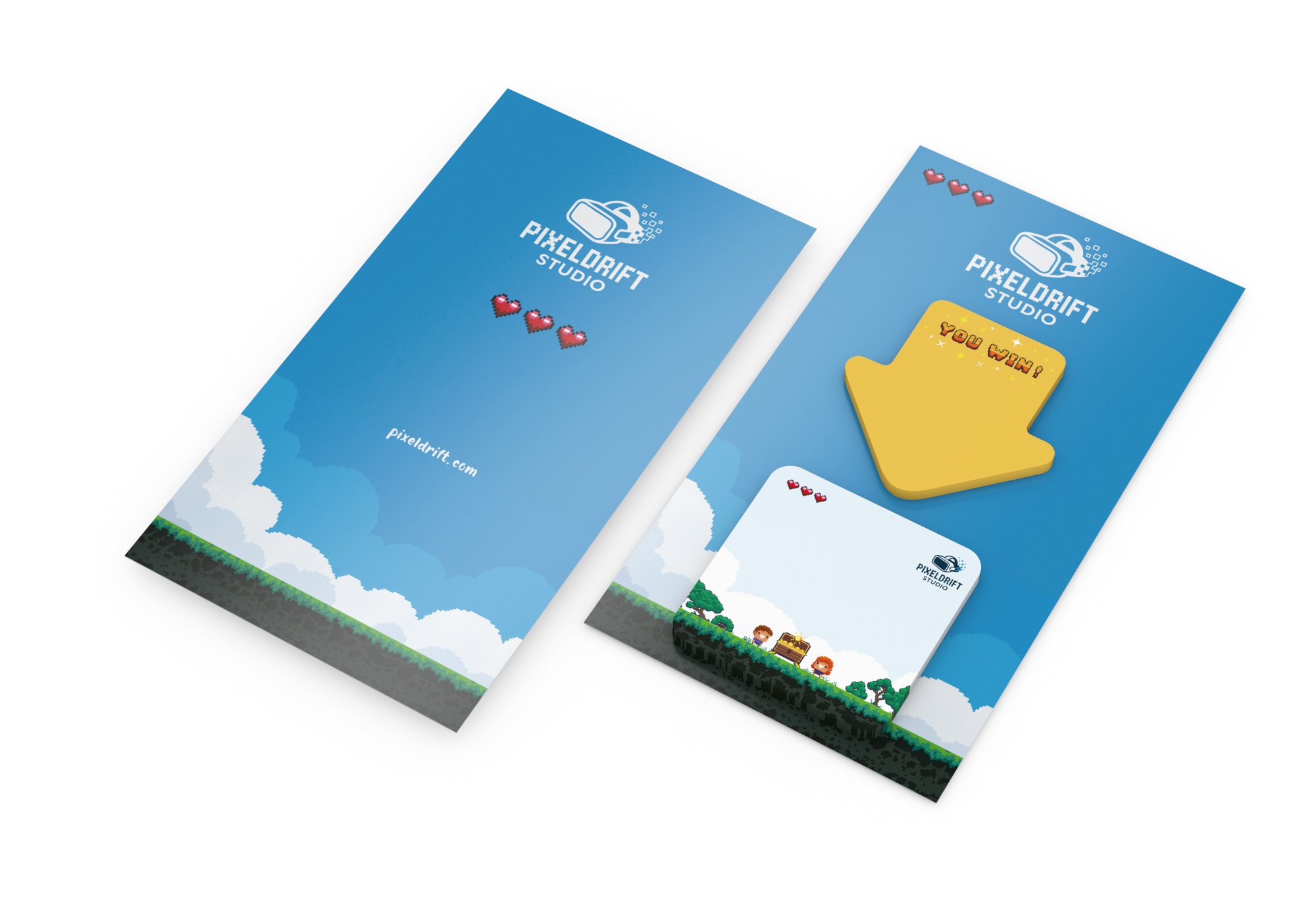 Haftnotiz-Karte Note-Card Form, Pfeil – Quadrat abgerundet