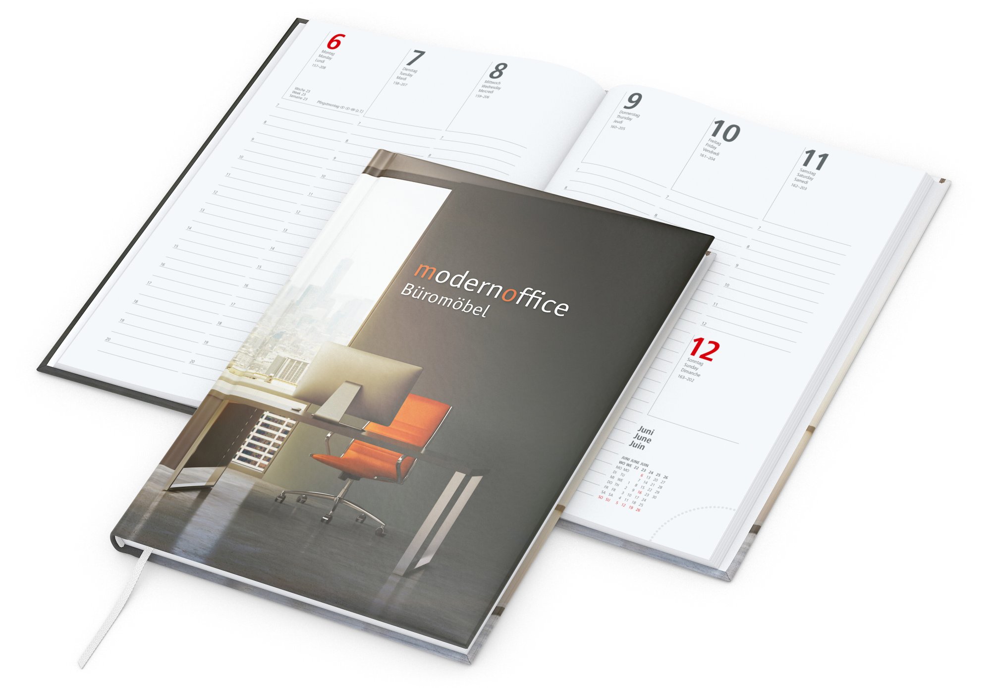 Wochenkalender Prestige, glänzend